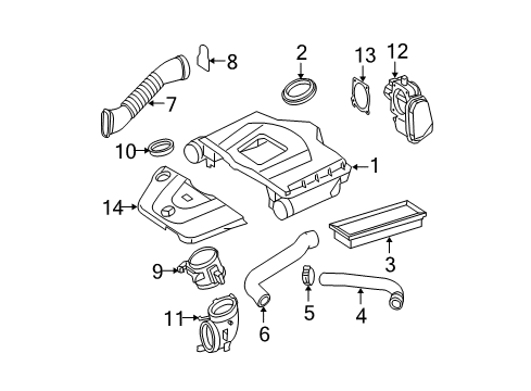 2008 Mercedes-Benz E550 Powertrain Control Diagram 4