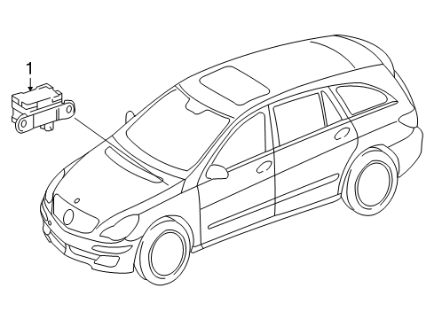 2008 Mercedes-Benz R320 Stability Control Diagram