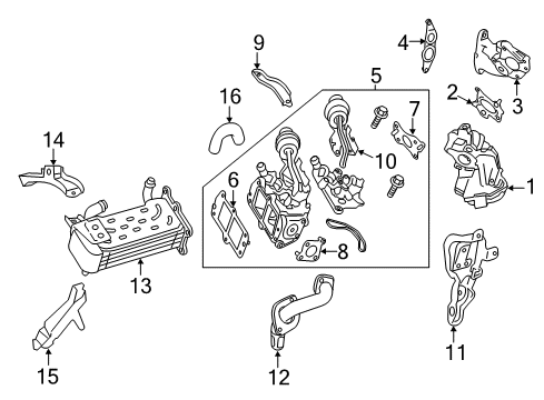 2017 Mercedes-Benz Sprinter 2500 Emission Components Diagram 1