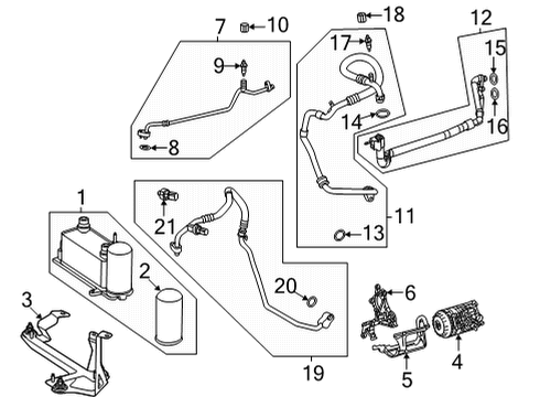 Condenser Assembly Diagram for 099-830-08-00