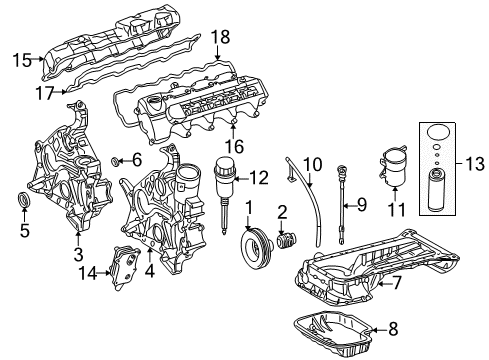 2001 Mercedes-Benz S55 AMG Filters Diagram 2