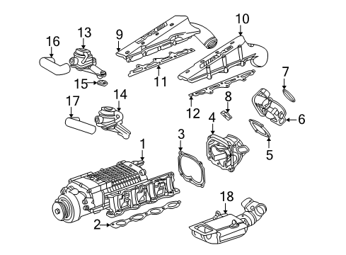 Rear Housing Gasket Diagram for 112-141-13-80