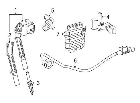 2017 Mercedes-Benz E300 Ignition System Diagram