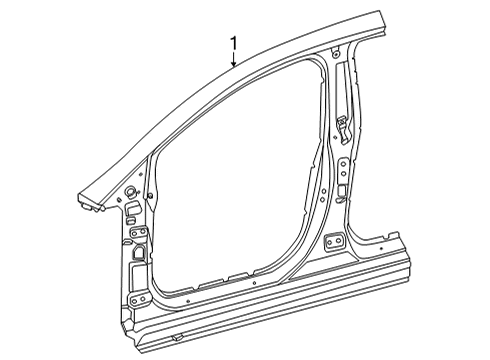 2023 Mercedes-Benz EQS AMG Aperture Panel Diagram