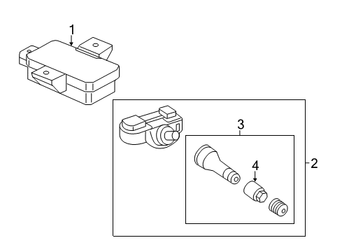 2016 Mercedes-Benz B250e Tire Pressure Monitoring, Electrical Diagram