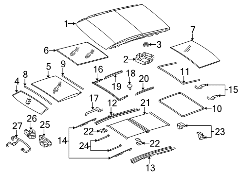 Wire Harness Diagram for 166-540-25-10