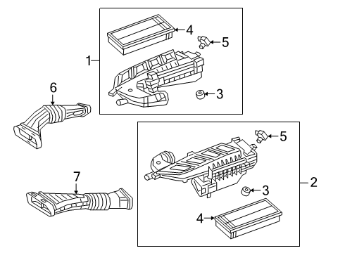 2020 Mercedes-Benz G550 Air Intake