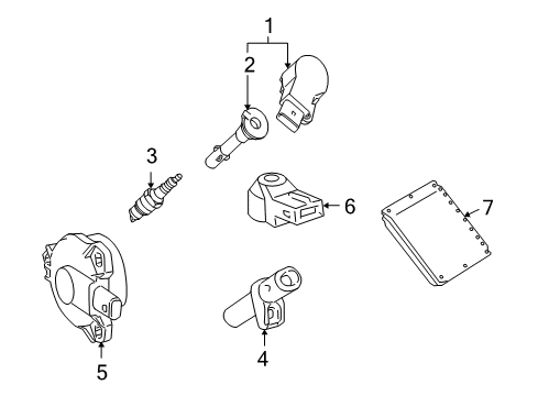 2007 Mercedes-Benz CL550 Ignition System Diagram