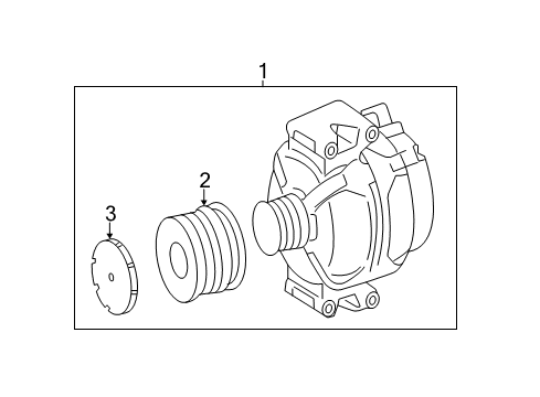 2017 Mercedes-Benz Sprinter 2500 Alternator