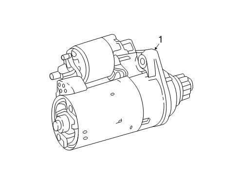 2019 Mercedes-Benz GLA250 Starter Diagram