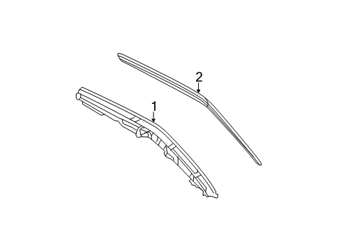 2010 Mercedes-Benz E550 High Mount Lamps Diagram 1