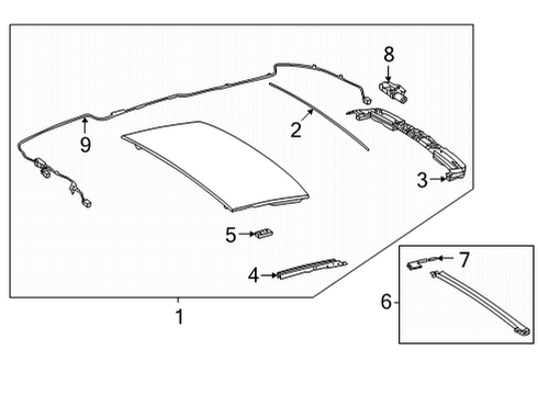 Sunshade Diagram for 223-780-31-00-64-9H93