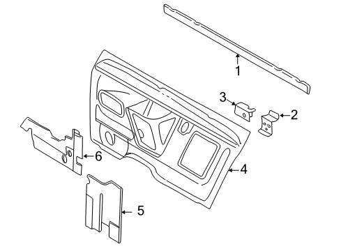 2003 Mercedes-Benz G500 Cowl Diagram