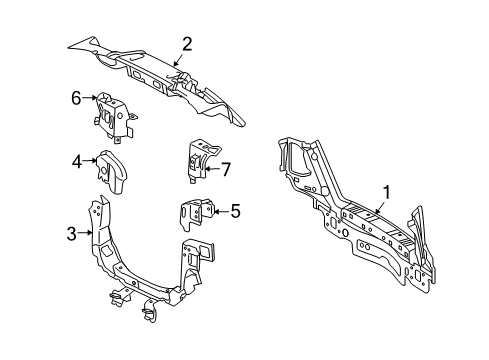 2019 Mercedes-Benz GLC350e Rear Body Diagram