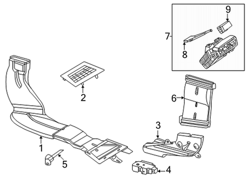 2024 Mercedes-Benz EQS AMG Ducts Diagram 2