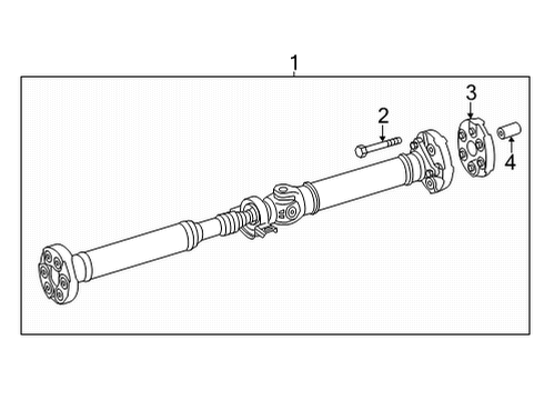 2020 Mercedes-Benz AMG GT 63 S Drive Shaft - Rear