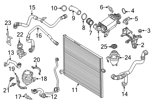 Intercooler Diagram for 274-090-06-14