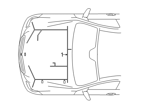 2016 Mercedes-Benz E350 Wiring Harness