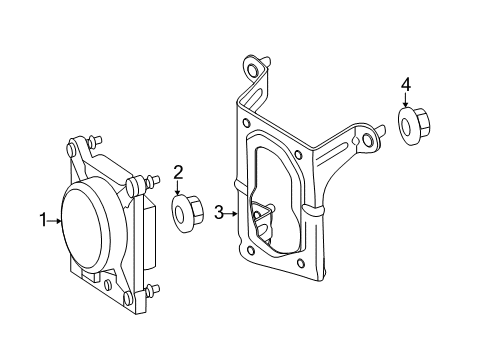 2012 Mercedes-Benz R350 Cruise Control System Diagram 1