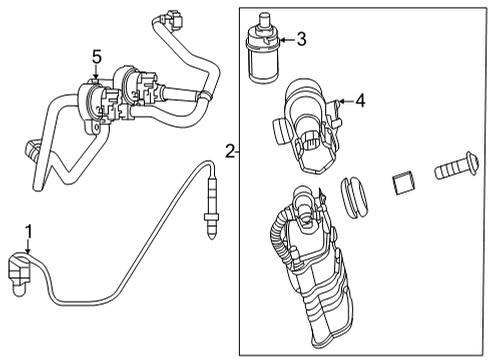 2021 Mercedes-Benz GLC63 AMG Emission Components