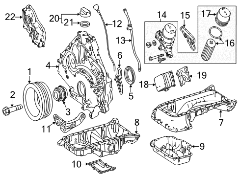 2012 Mercedes-Benz S550 Filters Diagram 2