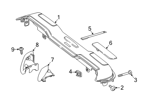 Speaker Grille Diagram for 217-698-07-00