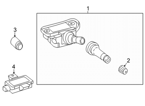 2023 Mercedes-Benz C43 AMG Tire Pressure Monitoring Diagram 2