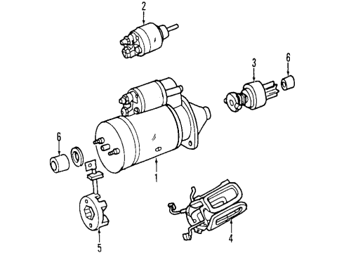 2002 Mercedes-Benz SLK320 Starter, Charging Diagram