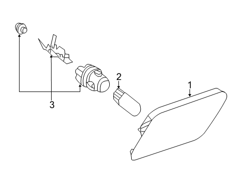 2014 Mercedes-Benz CLS63 AMG S Bulbs Diagram 2