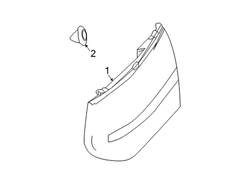 Tail Lamp Assembly Diagram for 213-906-87-05