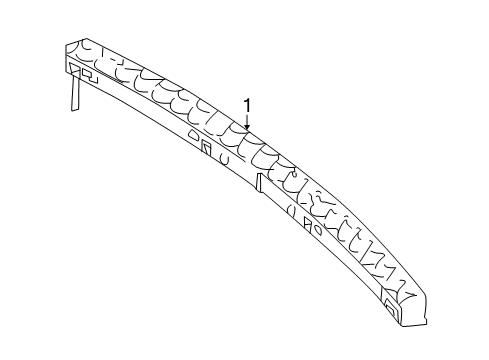 2014 Mercedes-Benz E550 High Mount Lamps Diagram 1