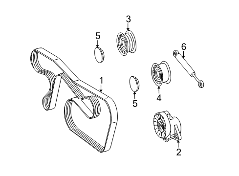 2008 Mercedes-Benz C300 Belts & Pulleys