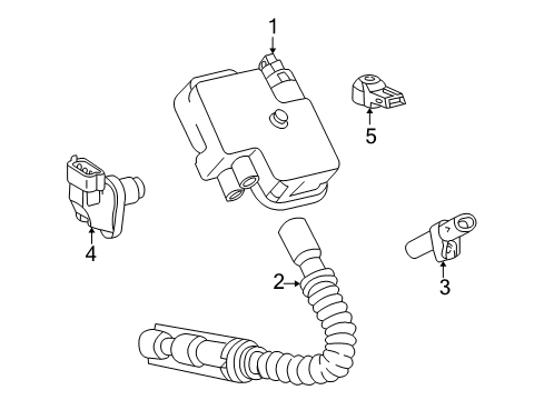 2007 Mercedes-Benz CLS63 AMG Ignition System Diagram