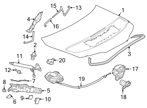 Lift Actuator Diagram for 232-890-01-00