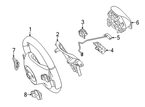 Switch Assembly Diagram for 218-540-01-62-9051