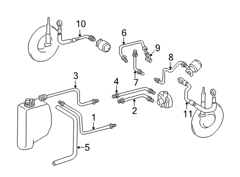 1995 Mercedes-Benz C280 Ride Control Diagram 1