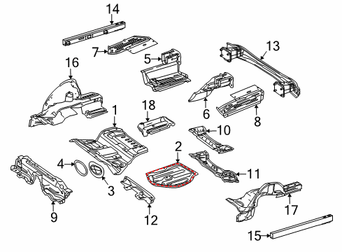 Rail Extension Diagram for 212-610-16-26