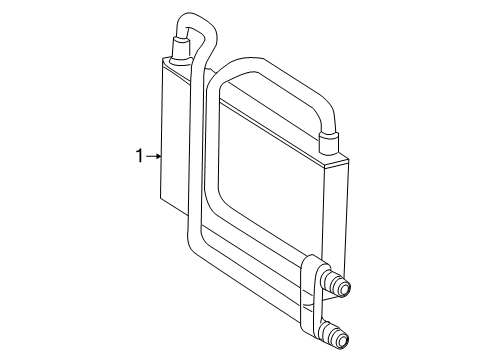 2010 Mercedes-Benz CL65 AMG Power Steering Oil Cooler