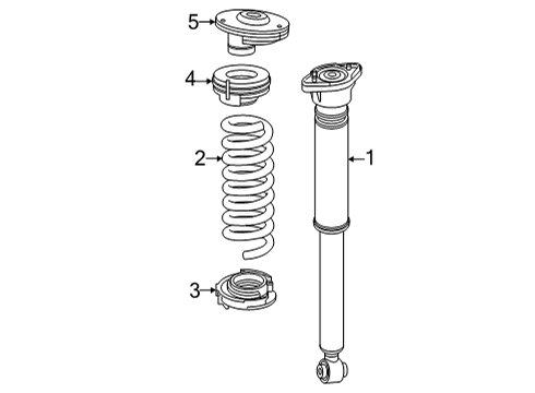 2023 Mercedes-Benz C43 AMG Shocks & Components  Diagram 1