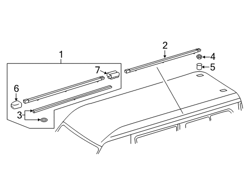 2015 Mercedes-Benz Sprinter 2500 Luggage Carrier Diagram 2