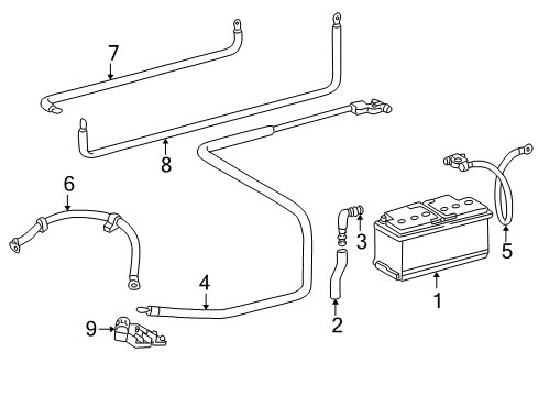 2000 Mercedes-Benz C230 Battery Diagram