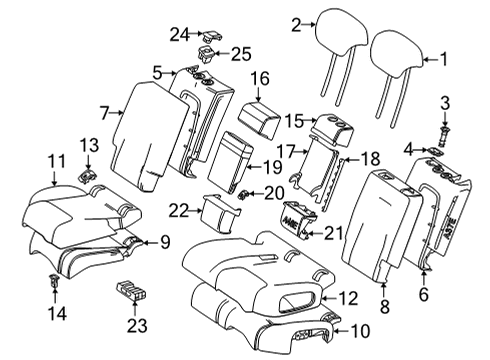 Seat Cover Diagram for 247-920-47-05-9D88