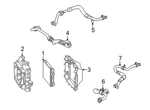 2021 Mercedes-Benz AMG GT Black Series Oil Cooler