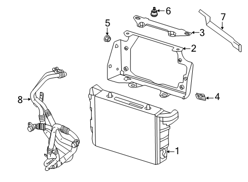 2018 Mercedes-Benz G550 Engine Oil Cooler Diagram