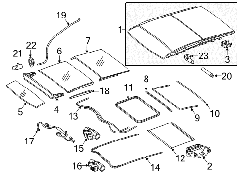 Drain Tube Diagram for 204-630-05-95