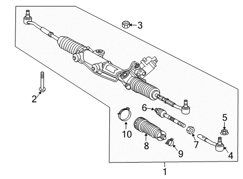 Power Steering Suction Hose Diagram for 003-997-85-52