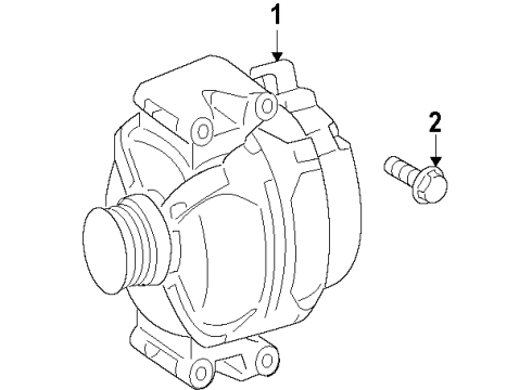 Alternator Diagram for 013-154-55-02-83