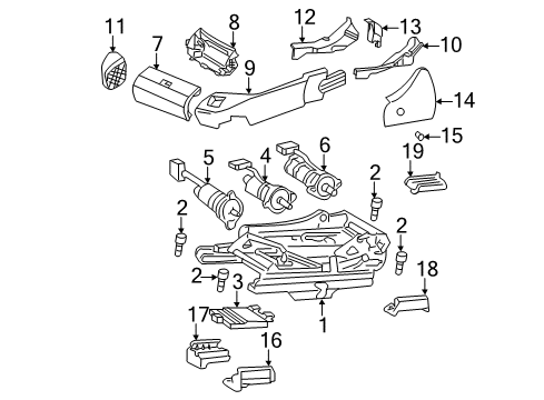 2011 Mercedes-Benz SL65 AMG Power Seats Diagram 3