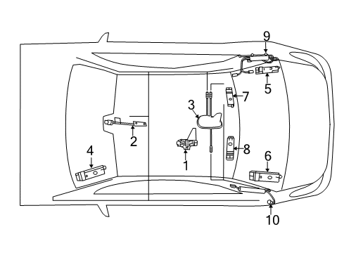 2015 Mercedes-Benz CLS400 Antenna & Radio Diagram