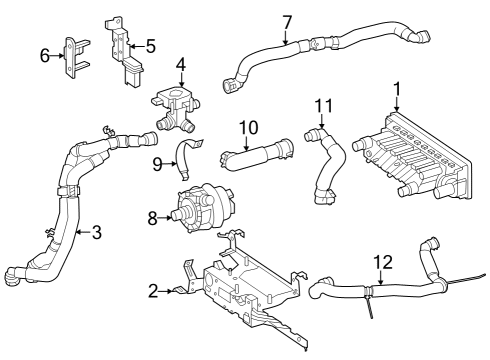 2023 Mercedes-Benz EQE 350+ Heater Unit Diagram